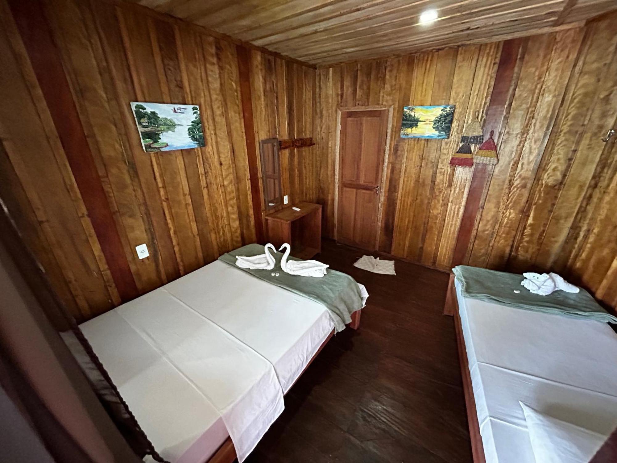 Vista do Lago Jungle Lodge Cajual Exterior foto